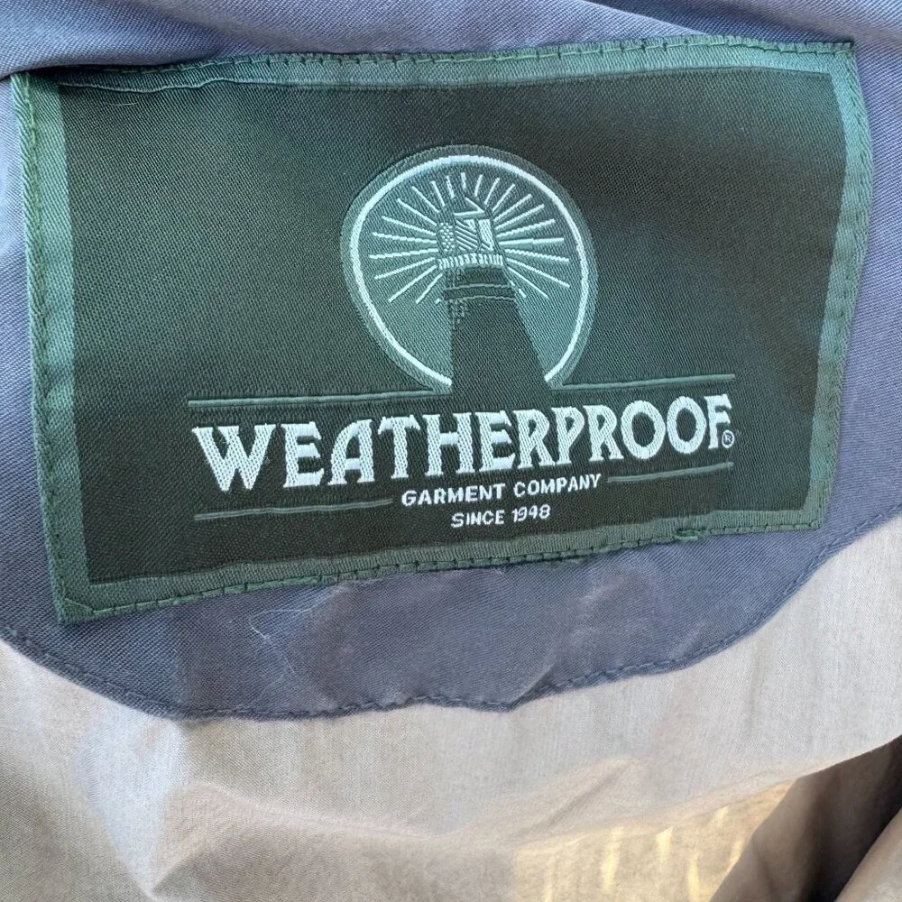 Weatherproof Lightweight Workwear Bomber Harrington Jacket Gray Mens XL Dad Core